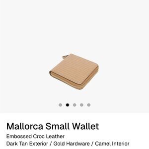 Mallorca Small Wallet - Dark Tan